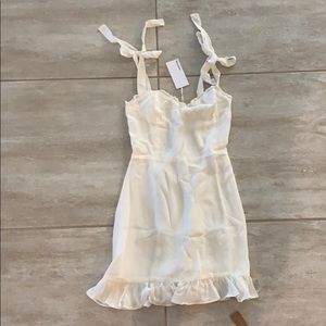 Gorgeous ivory reformation dress